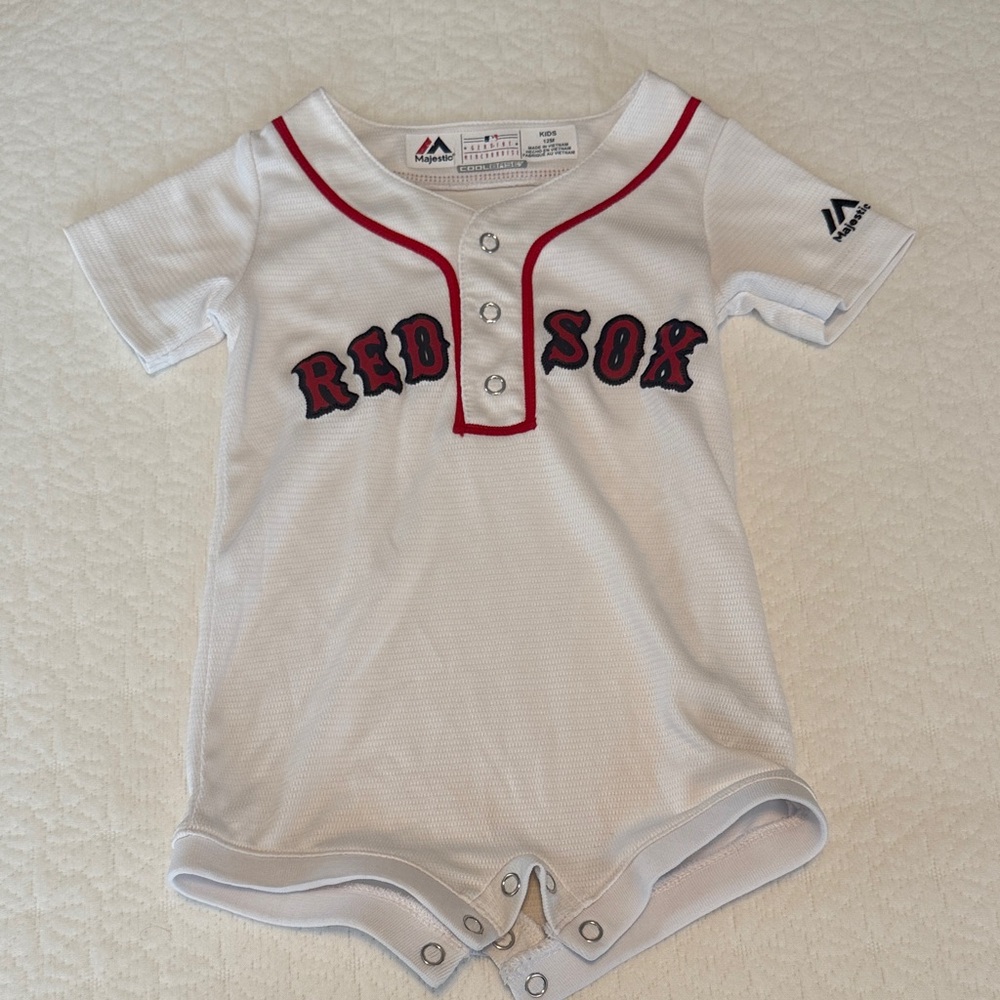Majestic Red Sox Baby Outfit